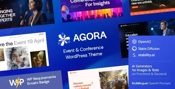 Agora 1.4 - Event & Conference WordPress Theme